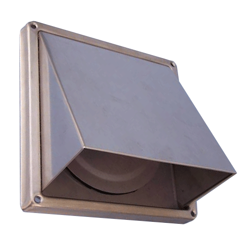 Hood Vent Stainless Steel 100mm Pure Ventilation