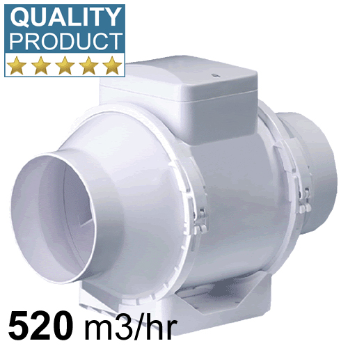 TT Mixflow In Line Fan 150mm Pure Ventilation