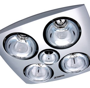 Bathroom Ventilation Fans on Contour4 Exhaust Fan   Heat   Light In Silver   Pure Ventilation