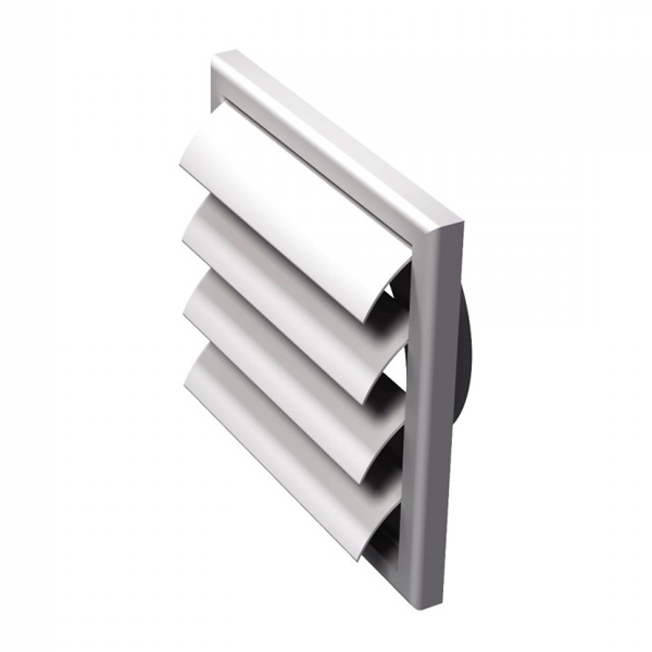 Gravity Vent White 125mm Pure Ventilation