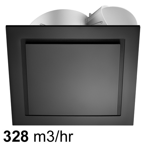 Airbus 250 Low Profile Exhaust Fan - Black| Pure Ventilation Airbus 250 Low Profile Exhaust Fan - Black| Pure Ventilation
