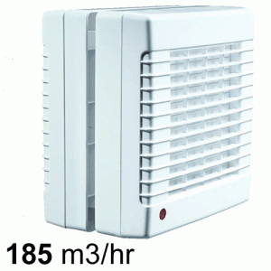 Airflow Performance Exhaust Fan Wall Mount 190mm Axial