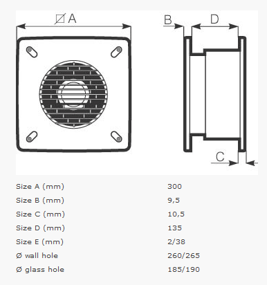 vortice vario dimension