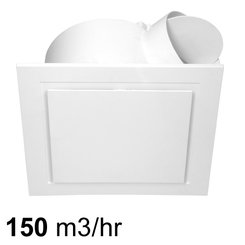 Airbus 200 Low Profile Exhaust Fan - White| Pure Ventilation