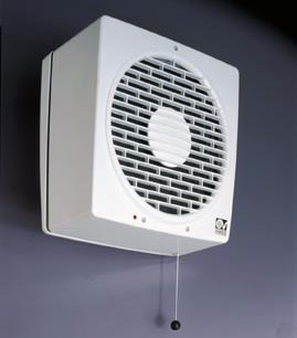 Vortice Vario Exhaust Fan 150mm Pull Cord Pure Ventilation