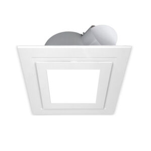 Ventair Airbus 250 with CCT LED Light with Square White Fascia