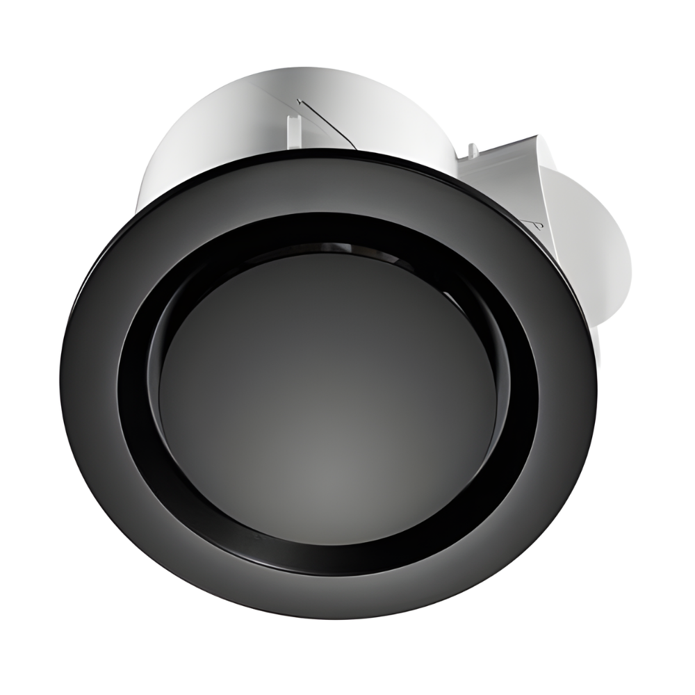 Airbus 250 Low Profile Exhaust Fan Black Pure Ventilation