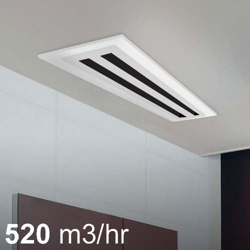 Linear 150mm High Airflow Ceiling Exhaust Kit Pure Ventilation Australia - Bathroom Exhaust Fan Ceiling Or Wall