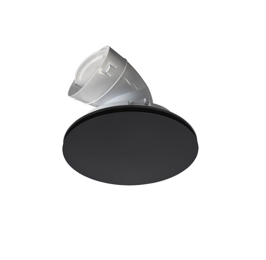 Premium Round Black Ceiling Vent 150mm Duct Connector