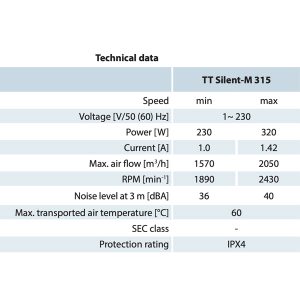 tt silent 315 specs