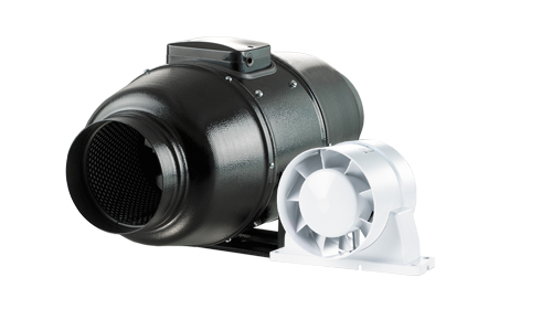 Inline sales exhaust fan