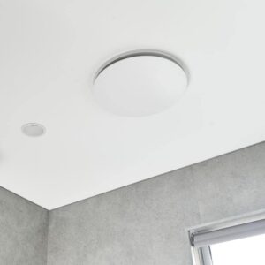 fanco hybrid modern round bathroom fan