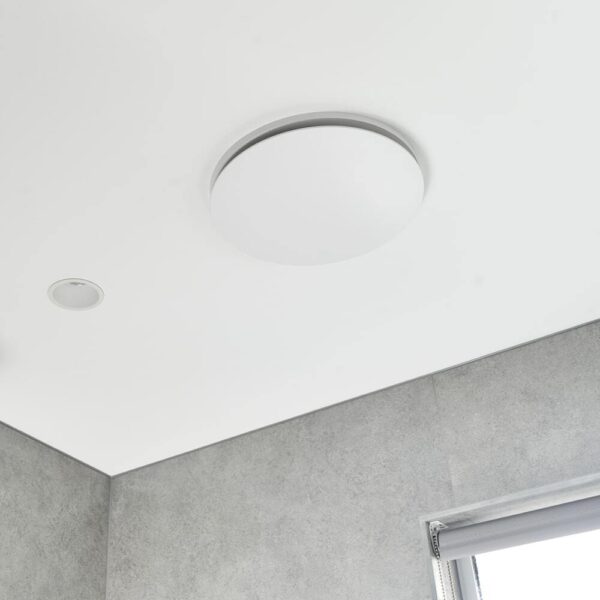 fanco hybrid modern round bathroom fan