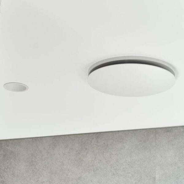 hybrid round in white side view
