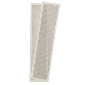 Aluminium White Eave Vent - 600mm x 140mm (Twin Pack)