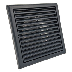 Vent Fixed Flyscreen 125mm - Dark Grey
