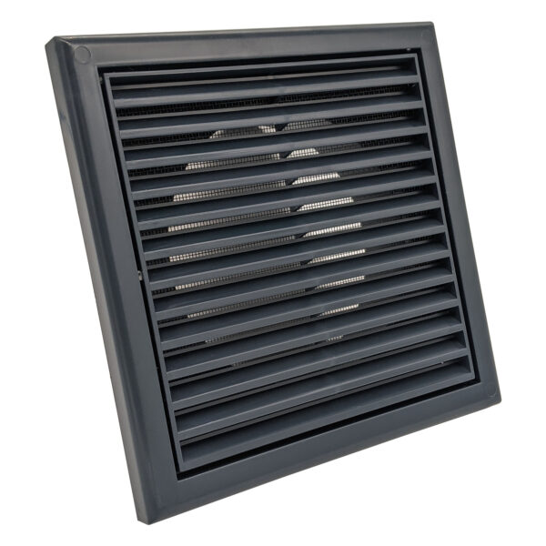 Vent Fixed Flyscreen 125mm - Dark Grey