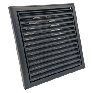 Vent Fixed Flyscreen 150mm - Dark Grey