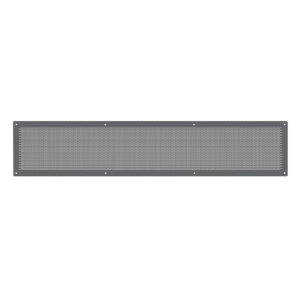 Alpine Ventilations Aluminium Fascia Vents 120x600mm - Colourbond Basalt (Twin Pack)