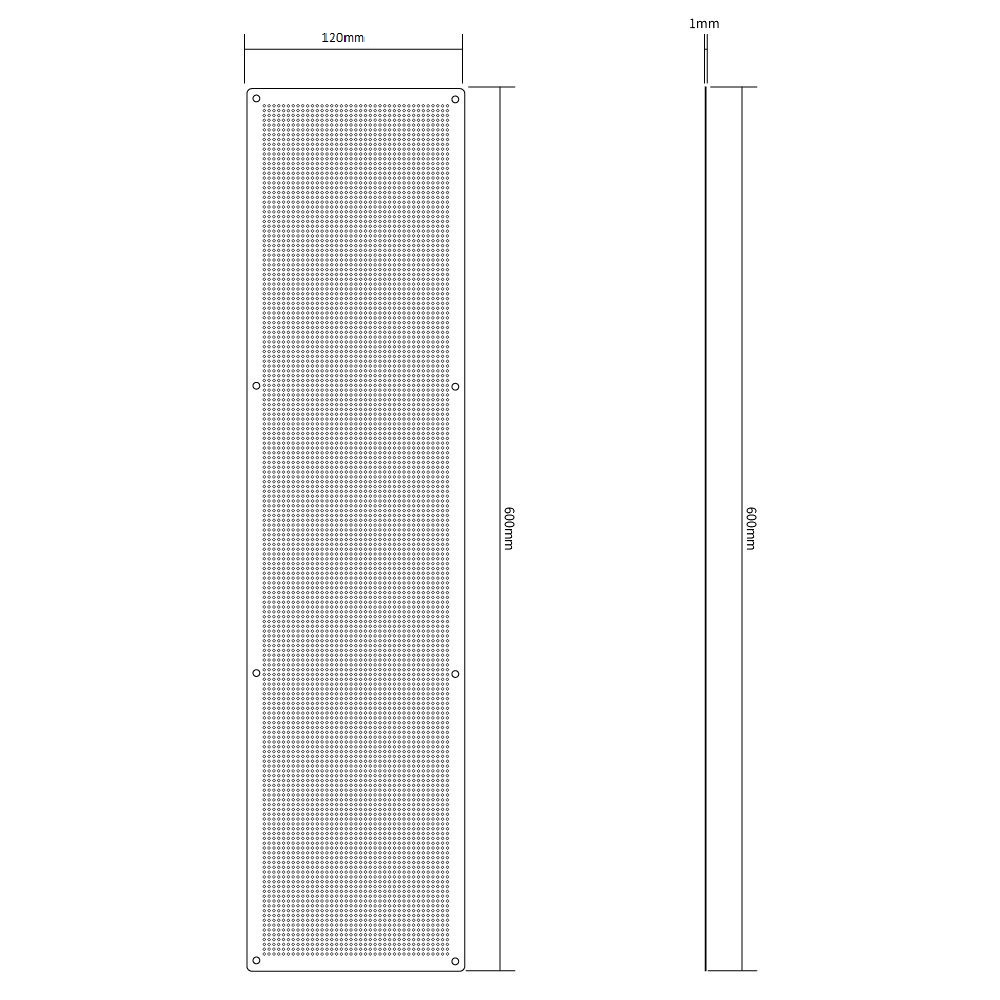 alpine ventilation aluminium fascia vent