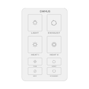 Domus Infinity 6-in-1 Heater - wall controller