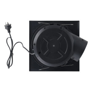 Eglo Samba Square Exhaust Fan 120mm - Black - with plug