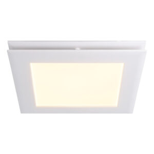 Eglo Samba Square Exhaust Fan 120mm with CCT LED Light - White - light function