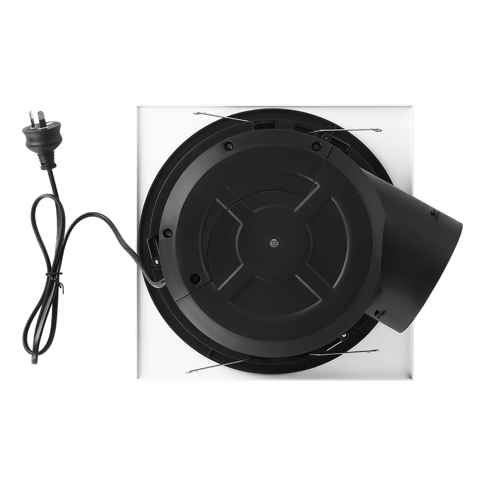 Eglo Samba Square Exhaust Fan 120mm - White - plug