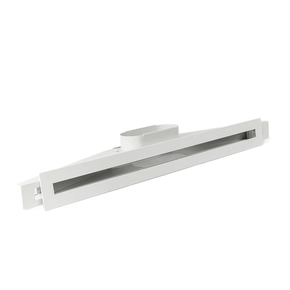 Expella Linear Slot Vent with Plenum Box 600mm - White - main
