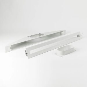 Expella Linear Slot Vent with Plenum Box 600mm - White - with parts