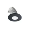 Ventair Round vent with LED light with 150mm duct adaptor black