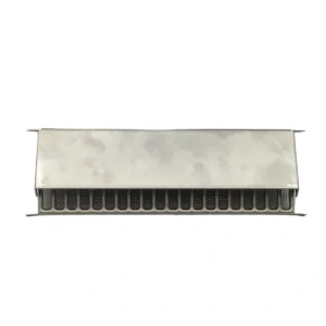Alpine Ventilation Brick Vent Stainless Steel with Mesh & Hood - 230 x 75mm