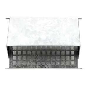 Alpine Ventilation Brick Vent Steel with Mesh & Hood - 230 x 165mm